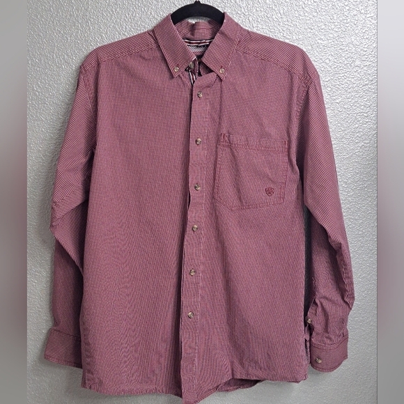 Ariat Pro Series Button Up Shirt Size M - Picture 7 of 13